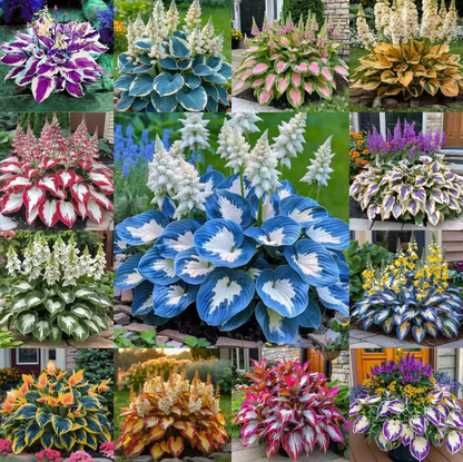 Imported Hosta Flower Seeds (BUY 1 GET 1 FREE) + Free Plant Growth Boost Supplement
